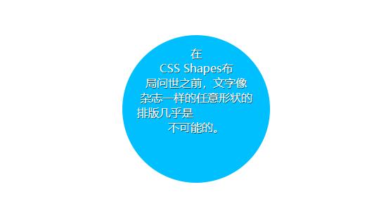 CSS把文字限制在圆形内